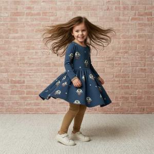 maxomorra Langarmkleid Dress Circle UFO