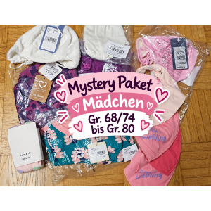 MYSTERY Box BABY Mädchen Paket Kleidung 68/74 bis Gr. 80