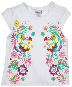 Kanz Mädchen T-Shirt Paradise Parrot Gr. 68