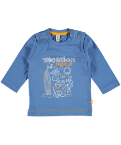bfc babyface blaues Langarmshirt für Jungs Vacation Gr. 62