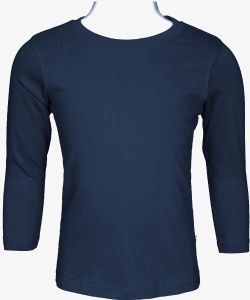 blue seven einfarbiges Langarm Shirt in dunkelblau