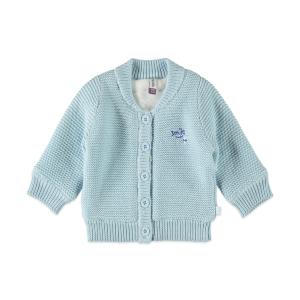 bfc babyface warme gefütterte Strickjacke hellblau