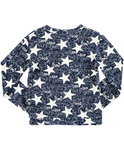 Topo Sweatshirt in blau mit Sternchen
