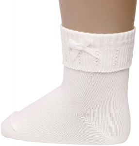 Steiff Baby Socken mit Schleife Taufe 24058 Weiß