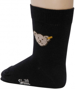 Steiff Socken mit Bär 20608 Black Iris