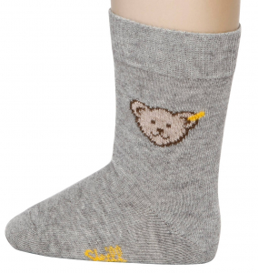Steiff neutrale Socken mit Bär 20608 Shadow Gr. 50/58
