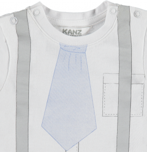 Kanz festliches T-Shirt mit Krawatten Party Days 1712953