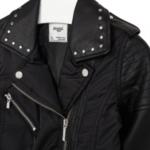 mayoral Mädchen Jacke mit Kunst-Leder Ärmel 6447