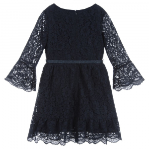 mayoral festliches Spitzenkleid 7930 Dunkelblau