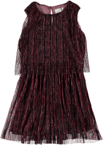 name it festliches Plissee Kleid nmfVIVI Jester Red