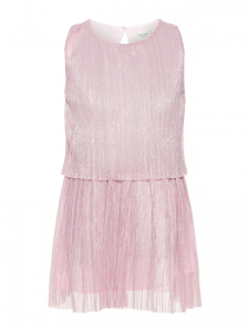 name it festliches Plissee Kleid nmfVIVI Lila Snow