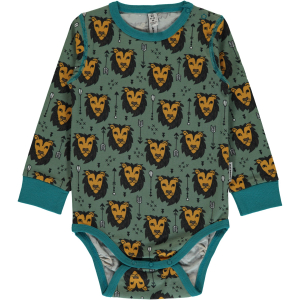 maxomorra Jungen Body mit Löwen LION JUNGLE Gr. 50/56