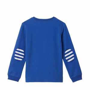 Steiff Sweatshirt mit Quietsche Bär & Kängaruhtasche 3109 Blau Gr. 80
