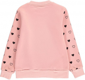Topo Mädchen Sweatshirt mit Herzchen 670690 Rosa Gr. 140