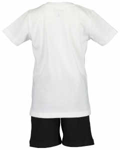 Blue Seven Sport Set Deutschland Fussball Fan Shirt + Shorts Weiß