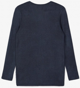 name it Kids leichte Strickjacke lang nkfVICTI Dark Sapphire
