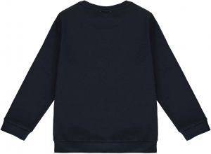 Steiff Sweatshirt mit Quietsche Bär einfarbig Navy (Nachtblau)