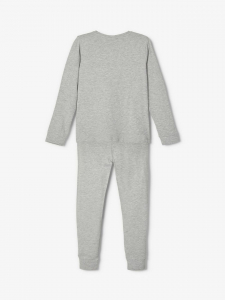 name it Fußball Pyjama 2 teiliger Schlafanzug Champions League nkmUEFA Grau Gr. 116