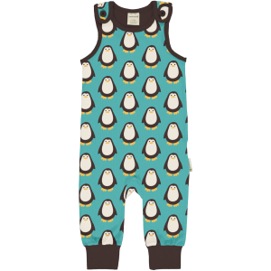 maxomorra Strampler Playsuit PENGUIN Gr. 86/92