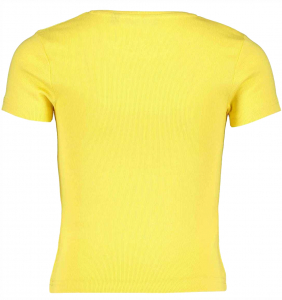 BLUE SEVEN Ripp Shirt Kurzarm Weekend Gelb 502683