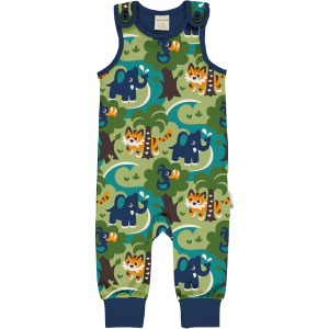 maxomorra Strampler mit Dschungel Motiv Playsuit JUNGLE Gr. 86/92