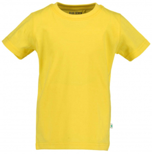 blue seven einfarbiges Kurzarm Shirt in warmes gelb