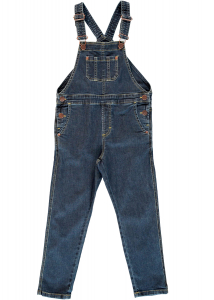 maxomorra Jeans Latzhose Dungarees Medium Dark Gr. 110/116