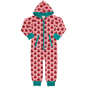 maxomorra Overall mit Marienkäfer Jumpsuit LADYBUG fällt größer aus als Gr. 98/104