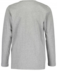 Blue Seven Langarmshirt mit reflektierndem Logo in grau 651624