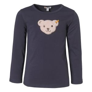 Steiff Langarmshirt mit Quietsche Bär Navy (nachtblau)