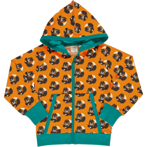 maxomorra Kapuzenjacke mit Eichhörnchen Cardigan Hood SQUIRREL