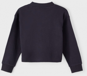 name it Mädchen Short Sweatshirt nkfOKA Dark Navy