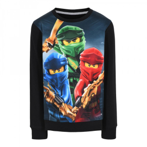 LEGO Jungen Sweatshirt Ninjago M12010298 in schwarz