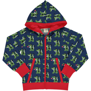 maxomorra Kapuzenjacke mit Drachen Cardigan Hood DRAGON