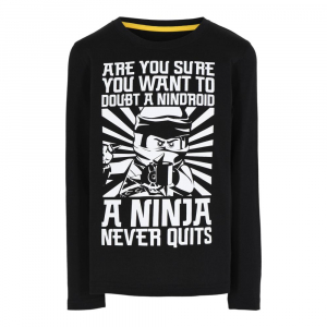 LEGO wear Langarmshirt Ninjago 0288 in schwarz