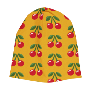maxomorra Beanie Mütze mit Kirschen HAT CHERRY