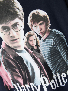 name it Kinder T-Shirt Harry Potter + Hermine + Ron in Dark Sapphire