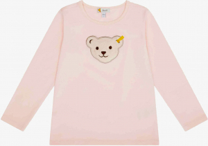 Steiff Langarmshirt Quietsch Bär Seashell Pink 3073 Gr. 122
