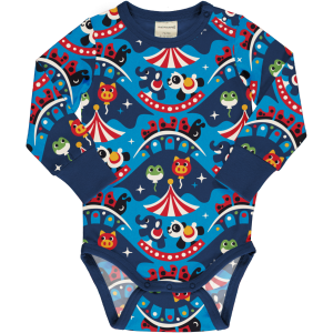 maxomorra Baby Langarm Body FAIRGROUND