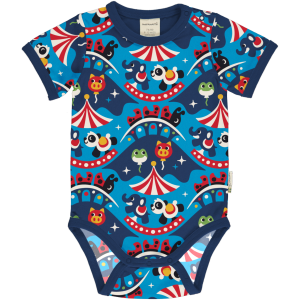 maxomorra Baby Body Kurzarm FAIRGROUND