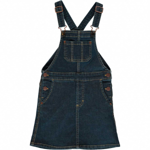 maxomorra Jeanskleid Latz Kleid Pinafore Dress Denim