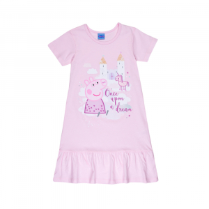 Peppa Pig kurzärmliges Nachthemd in rosa 98845