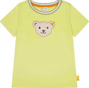 Steiff T-Shirt mit Quietsch Bär 3124 in Lime 5033