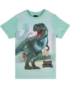 DINO WORLD Kurzarm Shirt Dinosaurier 77001 Hellgrün