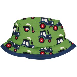 maxomorra UV Schutz Sonnenhut mit Traktoren HAT SUN TRACTOR grün Gr. 56/58