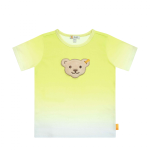 Steiff T-Shirt mit Quietsch Bär 3124 Lime Farbverlauf