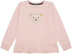 Steiff Mädchen Sweatshirt mit Quietsche Bär Peachy 3077