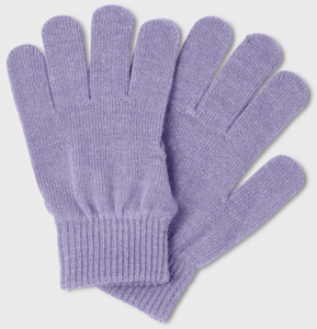 name it Mädchen Glitzer Strick Handschuhe nkfMAGIC Lavender