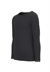 name it schmales Langarmshirt NKFLITTE schwarz