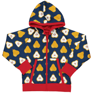 maxomorra Wende Kapuzenjacke mit Birnen Cardigan Garden PEAR Gr. 110/116